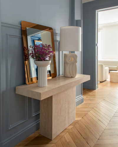 Rectangular Travertine Console | Teatro Lior