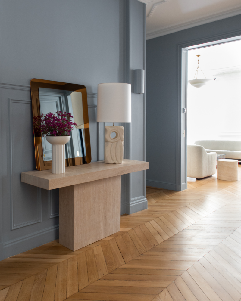 Rectangular Travertine Console | Teatro Lior