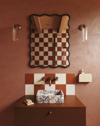 Mini vasque à poser Anna en Marbre | TALKA