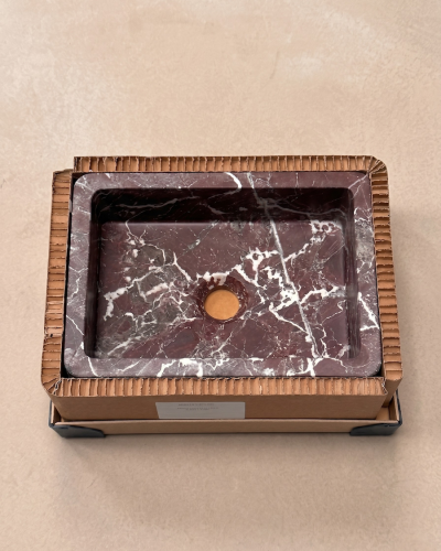 Anna Mini Washbasin in Marble | TALKA