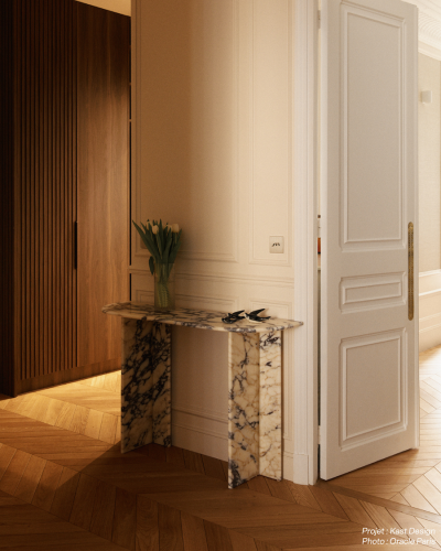 Calacatta Marble Console | Constance Model