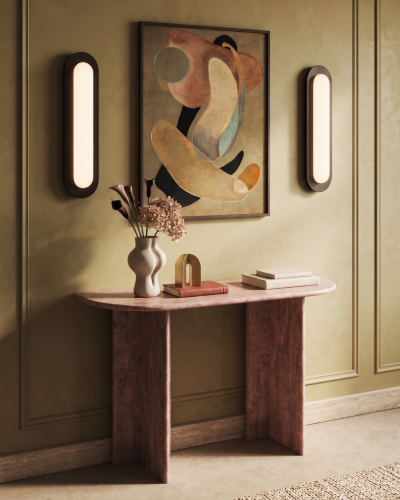 Pink Travertine Console | Constance Model