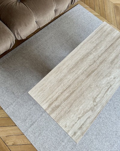 Rectangular Travertine Coffee Table | Théna Model